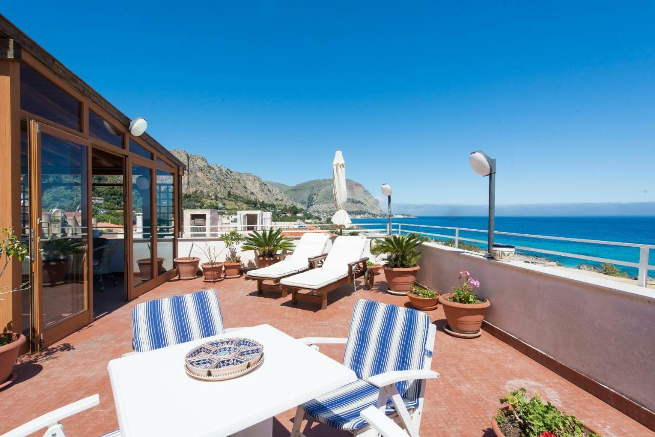Casa Con Terrazza Sul Mare All'Addaura 팔레르모 외부 사진